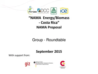 Sustainable Energy Proposal for Biomass Utilization in Costa Rica