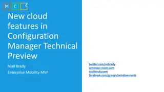 Exploring New Cloud Features in Configuration Manager Technical Preview