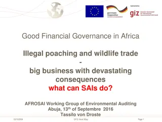 Addressing Illegal Wildlife Trade in Africa: Role of Supreme Audit Institutions