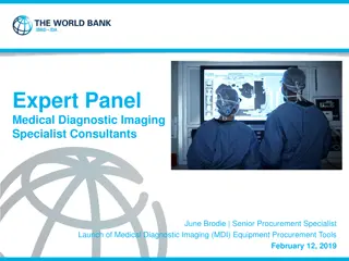 Expert Panel for Medical Diagnostic Imaging Equipment Procurement