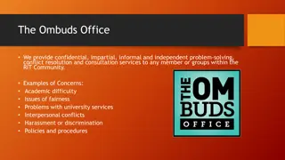 Services and Functions of the Ombuds Office at RIT