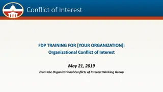 Organizational Conflict of Interest in Research