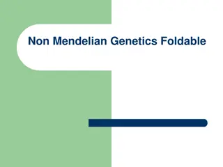 Non-Mendelian Genetics Foldable