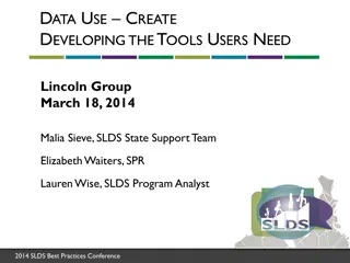 Developing the Tools Users Need: Strategies for Effective Data Use