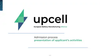 Admission Process Presentation for Joining upcell Alliance