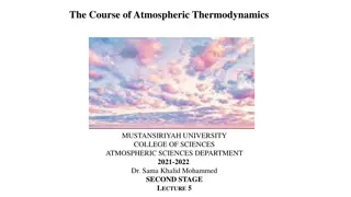 Atmospheric Thermodynamics and Environmental Lapse Rate