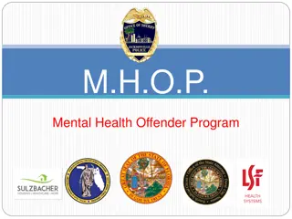 Mental Health Offender Program: Addressing Mental Illness in the Criminal Justice System