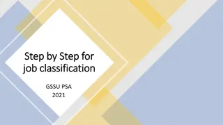 Step-by-Step Guide for Job Classification Process