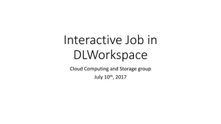 Enhancing Interactive Job Efficiency in DLWorkspace Cloud Computing