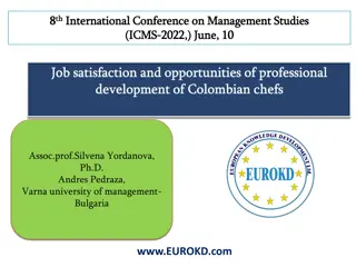 Job Satisfaction Among Colombian Chefs