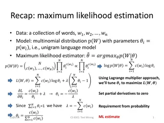 Statistical Text Analysis Techniques Overview