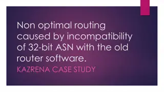 Non-Optimal Routing and 32-Bit ASN Compatibility