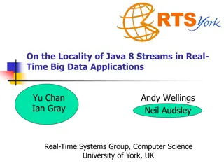 Locality of Java 8 Streams in Real-Time Big Data Applications