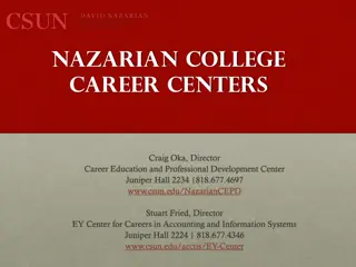 Nazarian College Career Centers - Empowering Your Career Growth