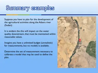 Planning Agricultural Activities Along Atbara River in Sudan