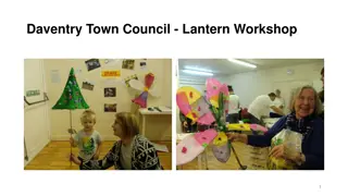 Exciting Lantern Workshop by Daventry Town Council