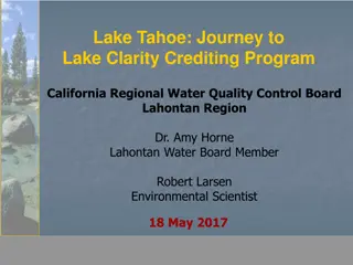 Lake Tahoe's Environmental Challenges