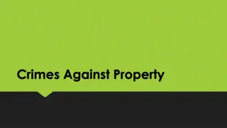 Crimes Against Property