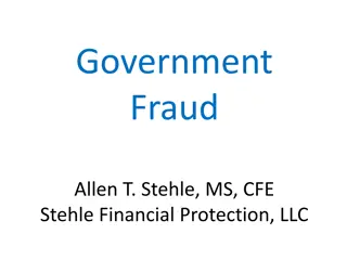 Government Fraud: Impacts and Prevention