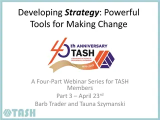 Empowering Change: Tools for Transformation in TASH Webinar Series