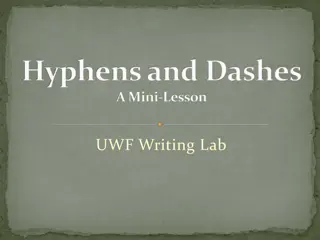 Mastering Hyphens and Dashes in Writing