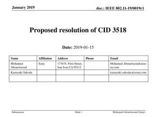 Proposed Resolution for Multi-Band Discovery Assistance in IEEE 802.11-19/0019r1