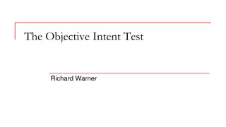 Understanding the Objective Intent Test in Contract Law