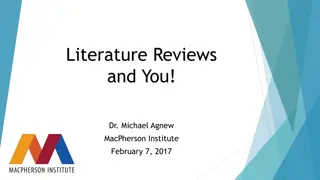 Mastering Literature Reviews: A Comprehensive Guide