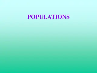 Population Dynamics and Adaptation in Ecological Systems