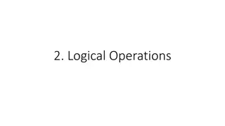 Logical Operations and Their Applications