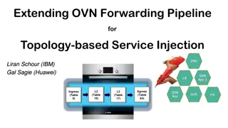 Extending OVN Forwarding Pipeline for Topology-based Service Injection