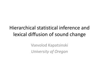 Sound Change: Hierarchical Statistical Inference and Lexical Diffusion