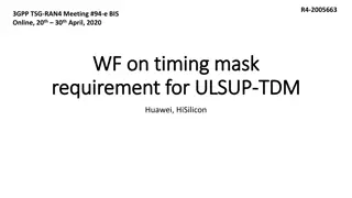 Discussion on Timing Mask Requirement for ULSUP-TDM in RAN4#94e Meeting