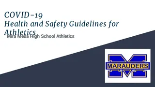 COVID-19 Health and Safety Guidelines for Athletics at Mira Mesa High School