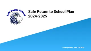 Safe Return to School Plan 2024-2025 Overview