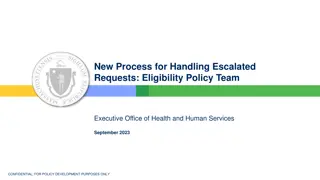 New Process for Escalated Requests Handling by MassHealth SSU