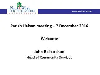 Community Updates and Initiatives in North West Leicestershire