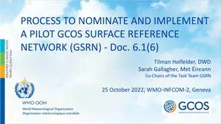 Establishment of GCOS Surface Reference Network (GSRN) Pilot Phase