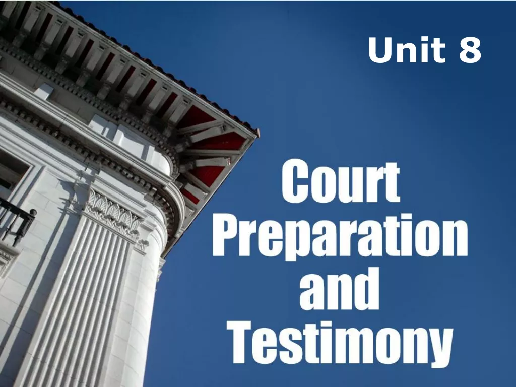 Litigation Processes and Witness Testimony in Investigations