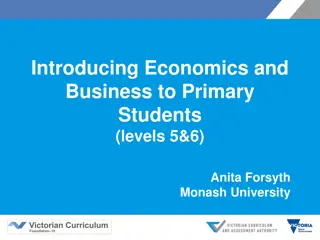 Introduction to Economics & Business for Upper Primary Students