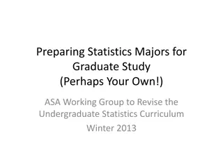 Enhancing Statistics Majors for Graduate Studies: Insights from UNC-CH Biostatistics Department