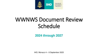 Maritime Safety Information Review Schedule 2024-2027 in Monaco