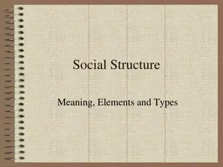 Understanding Social Structure: Meaning, Elements, and Types