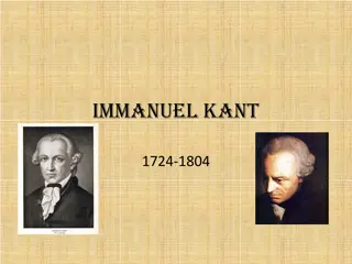 Exploring the Philosophy of Immanuel Kant