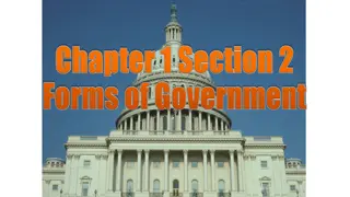 Overview of Different Types of Governments and Their Classifications