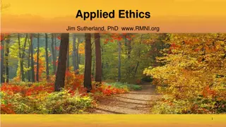 Morality and Ethics in Contemporary Society