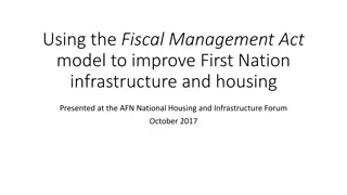 Improving First Nation Infrastructure and Housing through Fiscal Management Act Model