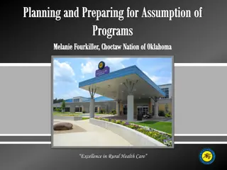 Planning and Preparing for Assumption of Programs in Rural Health Care