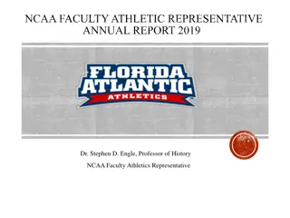 NCAA Faculty Athletics Representative Annual Report 2019