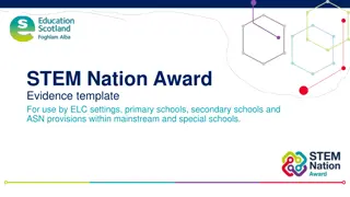 Complete Guide to STEM Nation Award Evidence Template